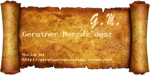 Gerstner Mercédesz névjegykártya